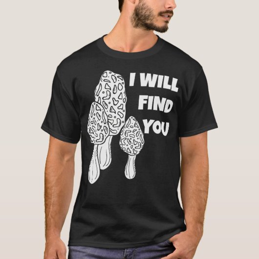 Hunting Morel Mushroom Foraging Mycology Gifts For Tシャツ (正面)