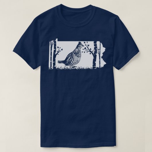 Hunting Partridge Grouse (20) Tシャツ (デザイン正面)