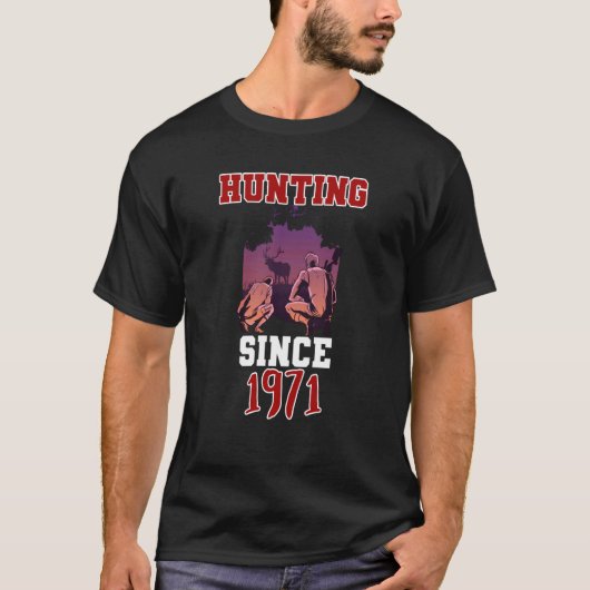 Hunting since 1971 tシャツ (正面)