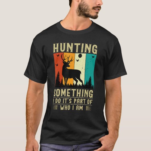 Hunting Something Quote Tシャツ (正面)