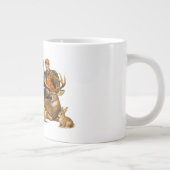 Hunting trophies with dogs outdoor hunter gift ジャンボコーヒーマグカップ (右)