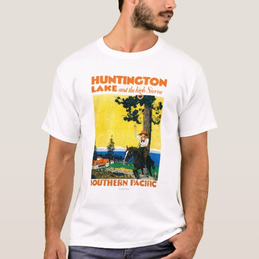 huntington湖のPromotinalポスター Tシャツ (正面)
