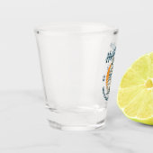 Huntington Beach California Funny California Beach ショットグラス (左)