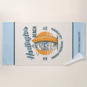 Huntington Beach California Funny California Beach ビーチタオル (正面)