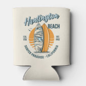 Huntington Beach California Funny California Beach 缶クーラー (裏面)