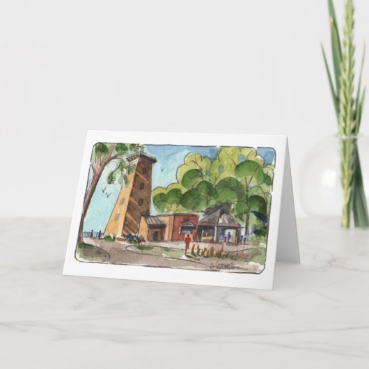 Huntington Beach Folded Greeting Card カード (正面)