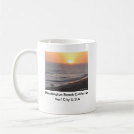 Huntington Beach "Surf City" コーヒーマグカップ