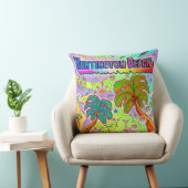 Huntington Beach Vacation Target Pillow クッション (椅子)