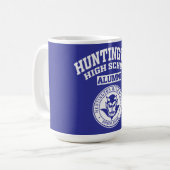 Huntington High School NY 同窓会マグ コーヒーマグカップ (正面左)