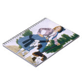 Huntressのためのデザイン、1922年を着せて下さい(色のlith ノートブック (左側)