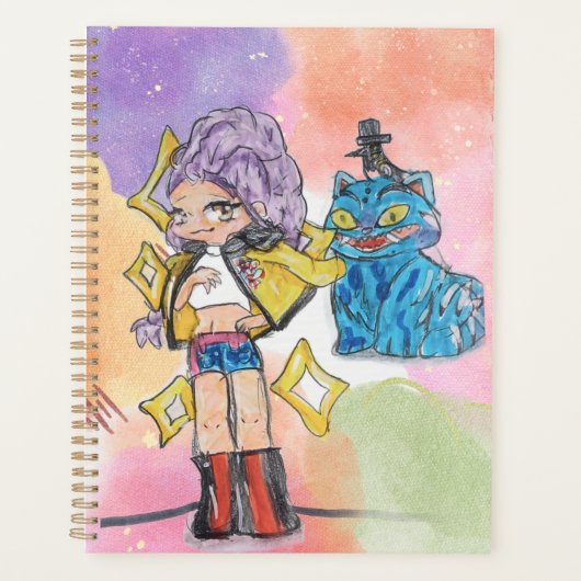 Huntrix Rumi e Tiger Cat プランナー手帳 (正面)