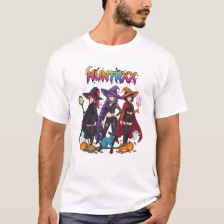 HUNTRRXX 魔法使いと猫とカボチャ - スプーキー Tシャツ