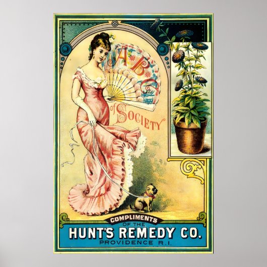 Hunt's Remedy Co. エフェメラ ポスター 印刷 A5 A2 (正面)