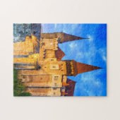Hunyad Castle - Corvin's Castle in Hunedoara. ジグソーパズル (横)
