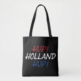 Hup Holland Hupがbk stcnt上のNLD国旗にオーバーレイ トートバッグ