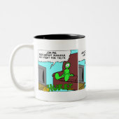 HURBI -より多くの正義のマグ ツートーンマグカップ (左)