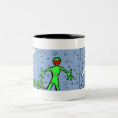 HURBI -雪片のマグ ツートーンマグカップ (中央)