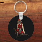 Hurdy Gurdy 3D Music Monkey 12 キーホルダー (正面)