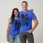 Hurley KY ヴィンテージ アメリカ国旗 レトロ メンズ W Tシャツ (ユニセックス)