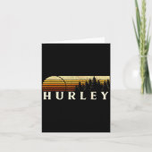 Hurley, Ky Vintage Sunset Retro  カード (正面)