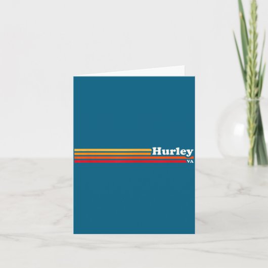 Hurley, Ky Vintage Sunset Retro  カード (正面)