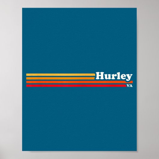 Hurley, Ky Vintage Sunset Retro ポスター (正面)