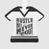 Hurling Camogie、名前と番号 オーナメント (正面)