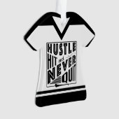 Hurling Camogie、名前と番号 オーナメント (正面)