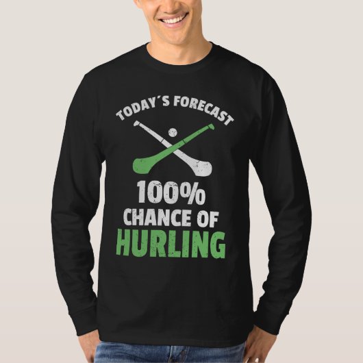 Hurling Saying Hurling Sticks Tシャツ (正面)