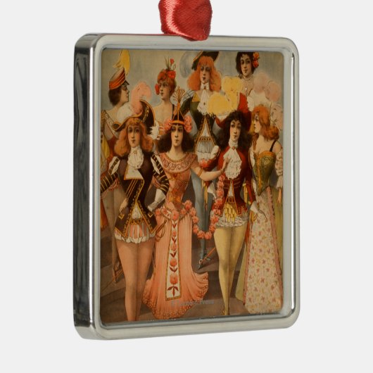 Hurlyたくましい催しの劇場ポスター メタルオーナメント (右)