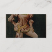 Hurlyたくましい、「シルビアThorne」のレトロの劇場 名刺 (裏面)