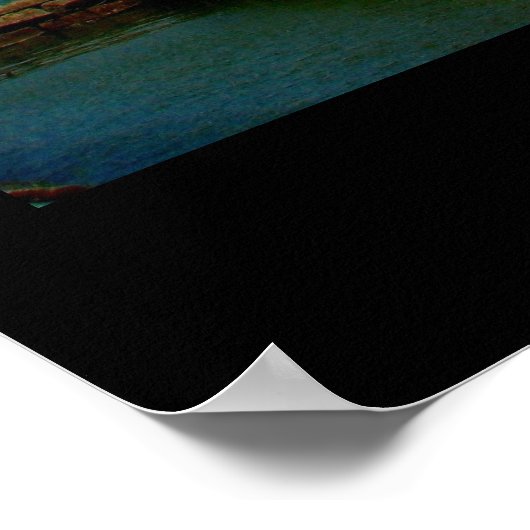 Huron lighthouse print ポスター (角)