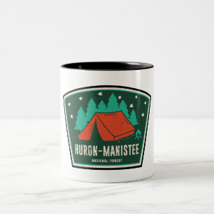 Huron-Manistee 国立森林キャンプ ツートーンマグカップ
