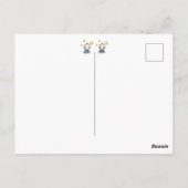 Hurra Zwillinge, Glückwunsch Geburt, 2 Jungs, ポストカード (裏面)
