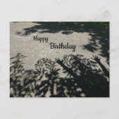 HURRAY影の手のハッピーバースデーはがき ポストカード (正面)