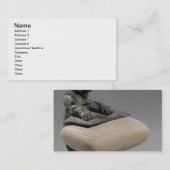 Hurrianの基礎タブレット、c.2150 Bを握っているライオン 名刺 (正面/裏面)