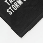 Hurricane Chasing Chaser Tornado Hunter Meteorolog フリースブランケット (角)