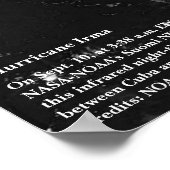 Hurricane Irma 8x10ポスター ポスター (角)