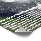 Hurricane Katrina ポスター (角)