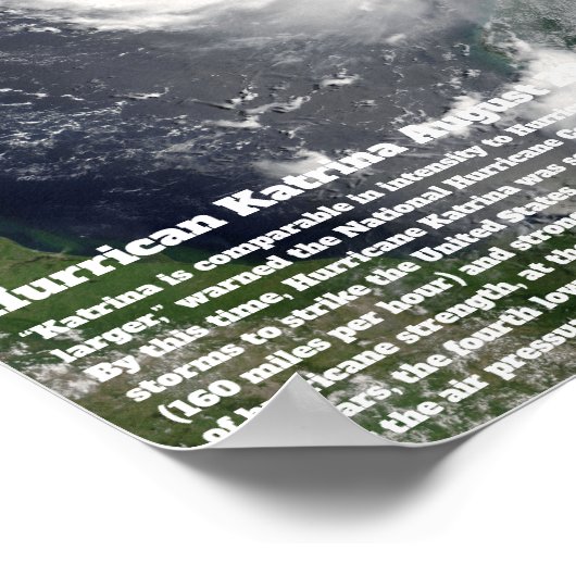 Hurricane Katrina ポスター (角)