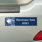 Hurricane Sam 2021 Car  Bumper Sticker バンパーステッカー (車上)