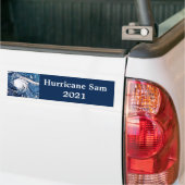 Hurricane Sam 2021 Car  Bumper Sticker バンパーステッカー (トラック上)