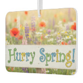 Hurry Spring! Landscape Rectangle Air Freshener カーエアーフレッシュナー (左)
