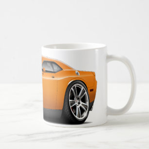 Hurstの挑戦者のオレンジ車 コーヒーマグカップ