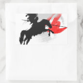 Husaria、ポルスカ-ポーランドのユサール 長方形シール (バッグ)