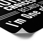 Husband And Laura I Never Question Choices Togethe ポスター (角)