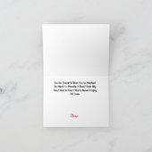 Husband Appreciation Day Roof Over Head Card カード (内部)