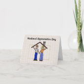 Husband Appreciation Day Roof Over Head Card カード (正面)