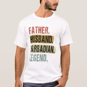 Husband Barbadian Legend Tシャツ (正面)