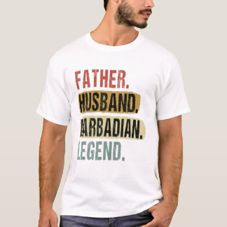 Husband Barbadian Legend Tシャツ